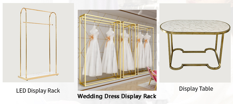  bridal gown display racks