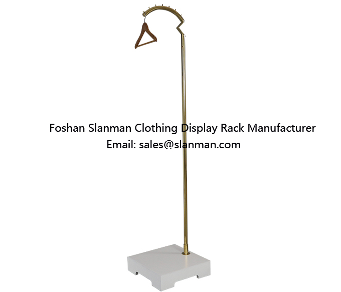 Boutique Clothes Stand Display Rack Stainless Steel Equipment in Retail Shops