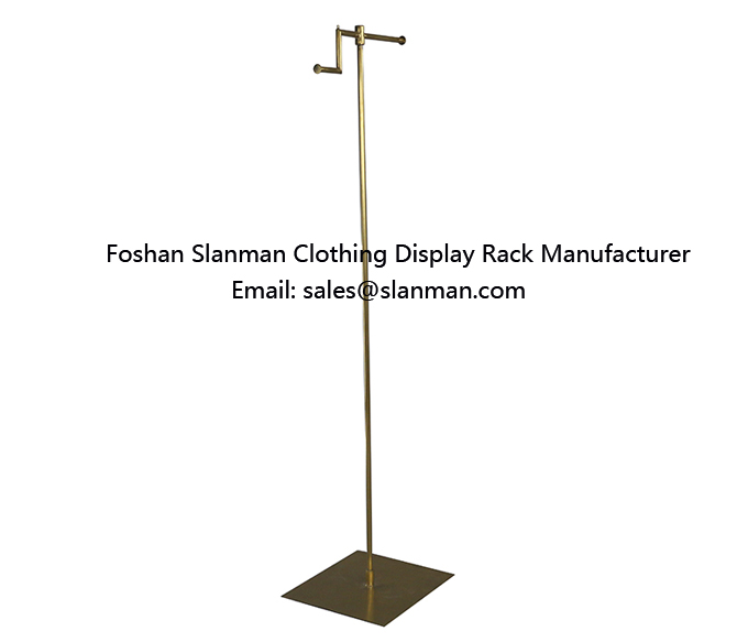 Garment Shop Rose Gold Cross Clothes Hanging System