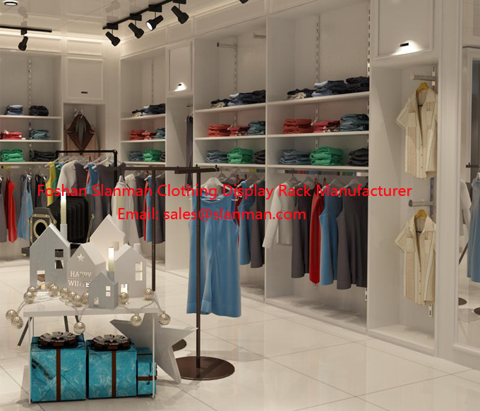 Retail Store Garment Display Stand Clothing Shop Interior Design