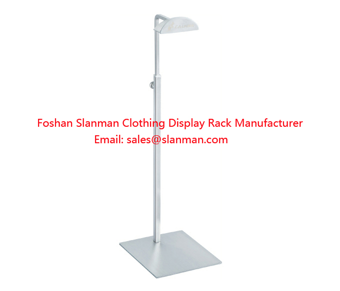 Adjustable Glossy Hand Bag Store Display Stand Kiosk Design with Non-slip Mat