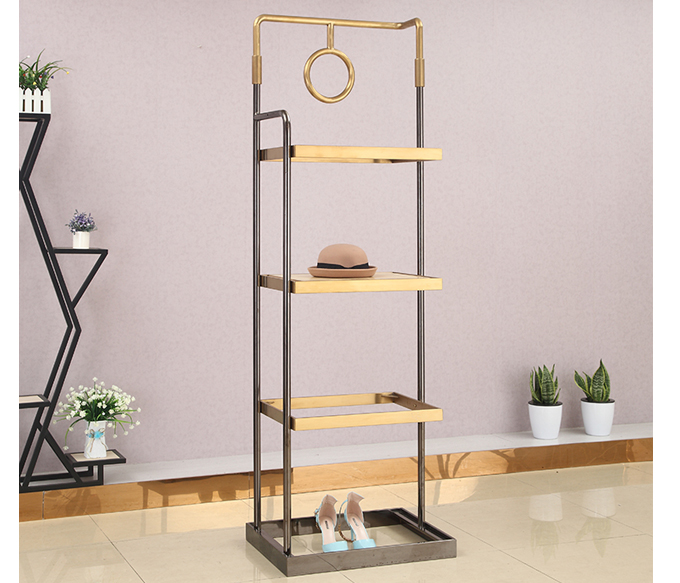 Dress Wedding Accessories Rack Metal High End Clothing Shops Display Stands